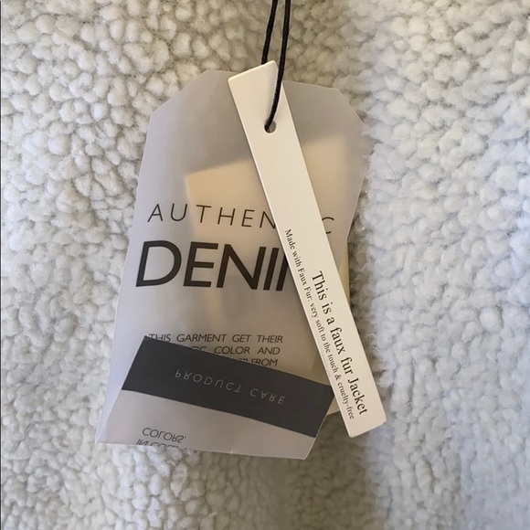 Body lined warm denim jacket - Picture 8 of 8